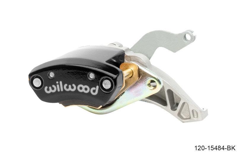 Wilwood Caliper - MC4 Mechanical Right Hand - Black 1.19in Piston 1.10in Rotor - Black - Corvette Realm