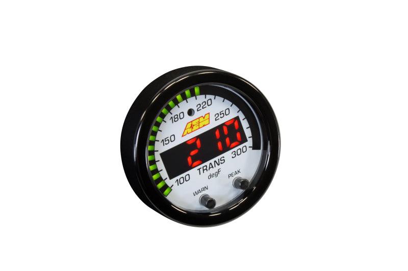 AEM X-Series Temperature 100-300F Gauge Kit (ONLY Black Bezel and Water Temp. Faceplate) - Corvette Realm