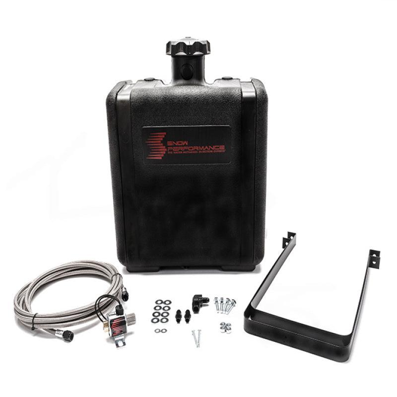 Snow Performance Water Tank Upgrade 7gal (w/Braided SS Line/Brackets/Solenoid/4AN Fittings) - Corvette Realm