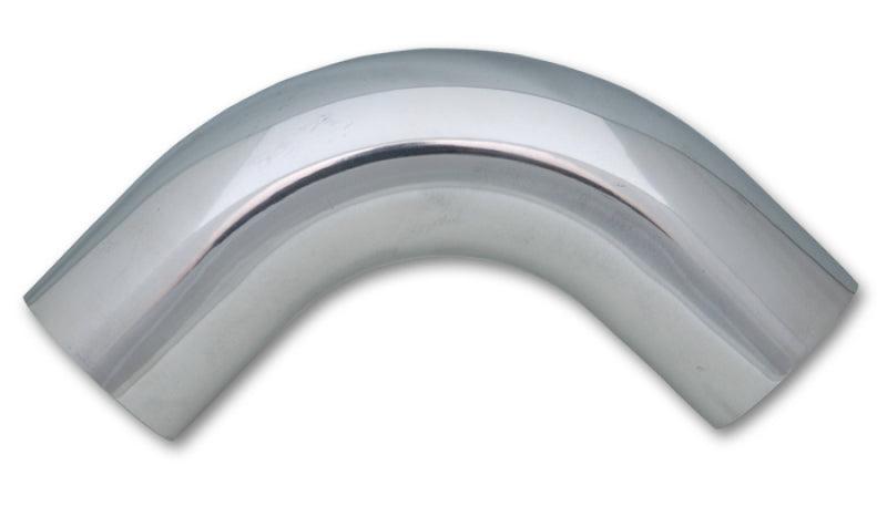 Vibrant 3.5in O.D. Universal Aluminum Tubing (90 degree bend) - Polished - Corvette Realm