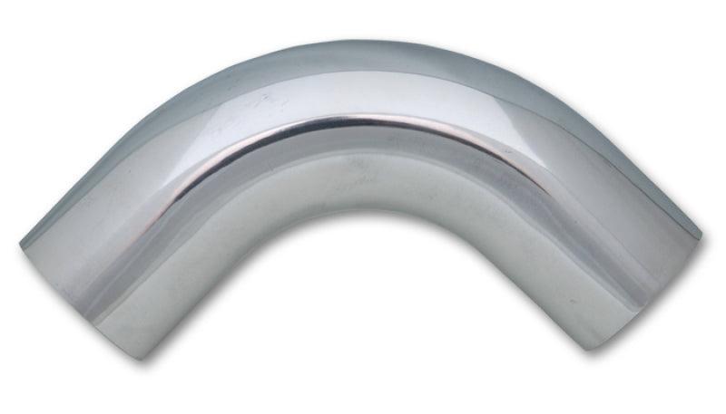 Vibrant 3in O.D. Universal Aluminum Tubing (90 degree bend) - Polished - Corvette Realm