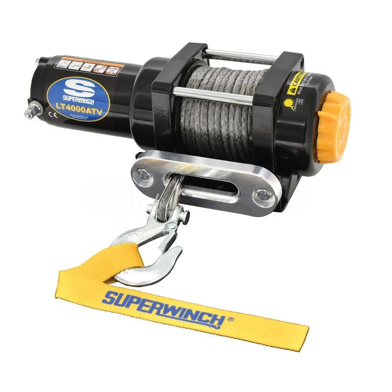 Superwinch 4000 LBS 12V DC 3/16in x 50ft Synthetic Rope LT4000 Winch - Corvette Realm