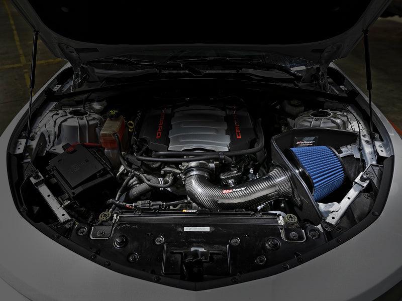 aFe Track Series Carbon Fiber Pro 5R AIS - 16-19 Chevrolet Camaro SS V8-6.2L - Corvette Realm