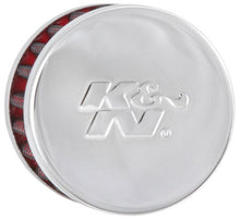 Load image into Gallery viewer, K&amp;N Steel Base Chrome Top Crankcase Vent Filter 1/2in. Vent / 2in. OD / 1-1/2in. Height - Corvette Realm