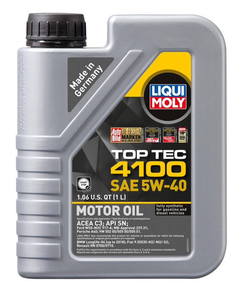 LIQUI MOLY 1L Top Tec 4100 Motor Oil SAE 5W40 - Corvette Realm