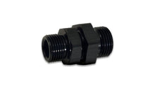 Load image into Gallery viewer, Vibrant -10AN to -8AN ORB Male to Male Union Adapter - Anodized Black - Corvette Realm