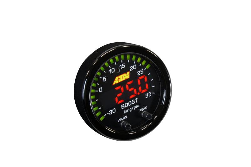 AEM X-Series Boost Pressure -30inHg 35psi Gauge - Corvette Realm