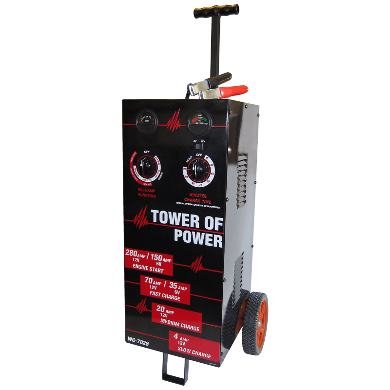 Autometer Wheel Charger Tower of Power Man 70/30/4/280 AMP - Corvette Realm