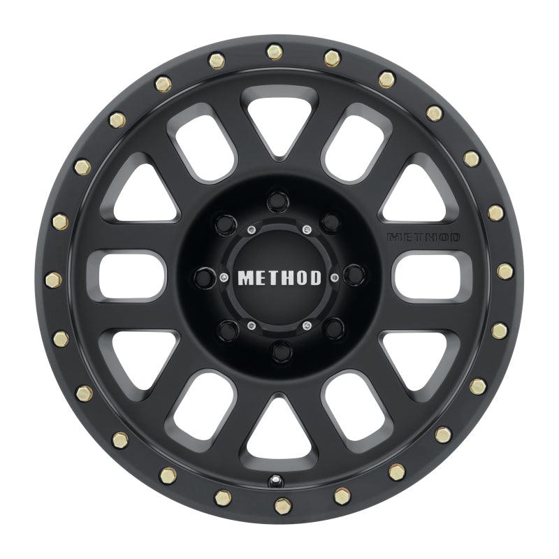 Method MR309 Grid 17x8.5 0mm Offset 8x6.5 130.81mm CB Matte Black Wheel - Corvette Realm