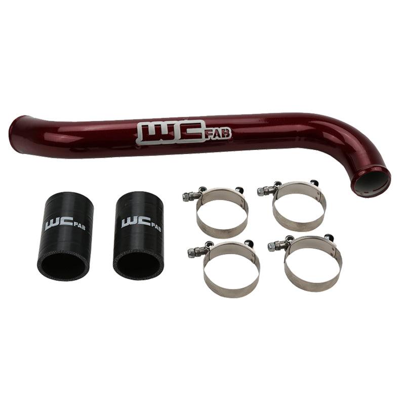 Wehrli 17-19 Chevrolet 6.6L L5P Duramax Upper Coolant Pipe - WCFab Red - Corvette Realm