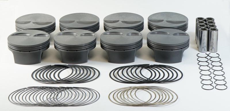 Mahle MS Piston Set LS7 430cid 4.135in Bore 4.000in Stroke 6.067in Rod .927in Pin -2.5cc 11.8 CR - Corvette Realm