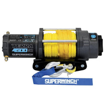 Load image into Gallery viewer, Superwinch 4500 LBS 12V DC 1/4in x 50ft Synthetic Rope Terra 4500SR Winch - Gray Wrinkle - Corvette Realm