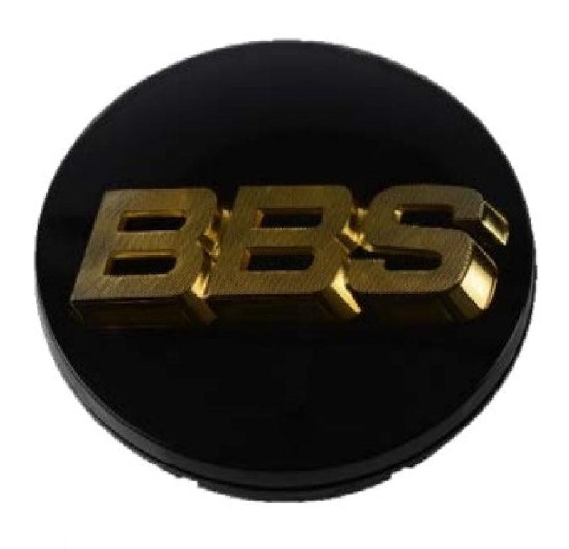 BBS Center Cap 70.6mm Black/Gold (3-tab) (56.24.080) - Corvette Realm