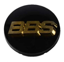 Load image into Gallery viewer, BBS Center Cap 70.6mm Black/Gold (3-tab) (56.24.080) - Corvette Realm