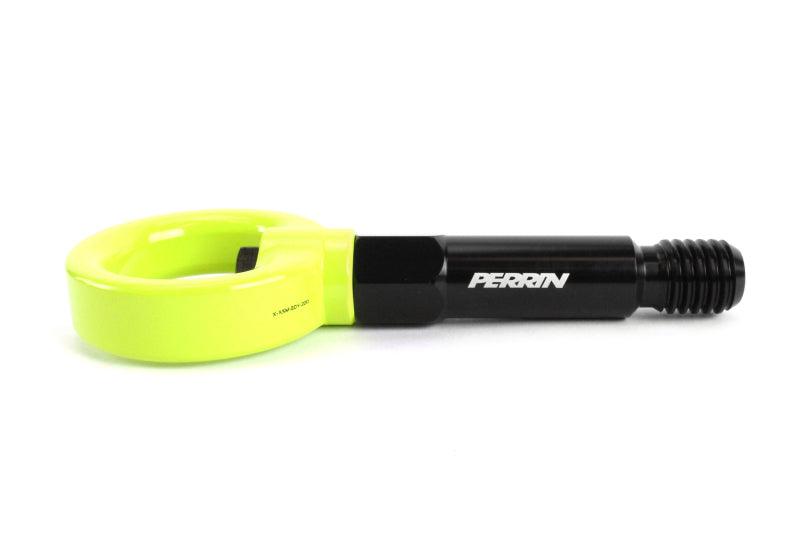 Perrin 2020 Toyota Supra Tow Hook Kit (Front) - Neon Yellow - Corvette Realm