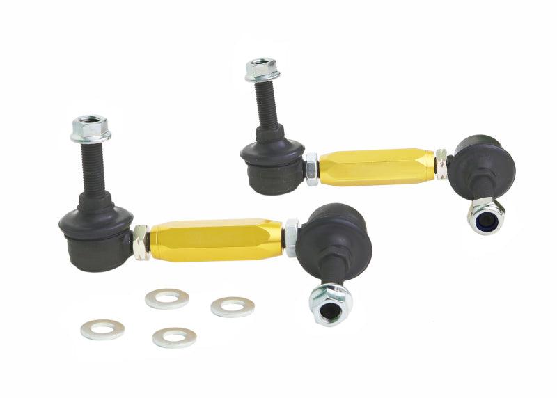 Whiteline Universal Swaybar Link Kit-Heavy Duty Adj Steel Ball w/ 10mm Ball Stud - Corvette Realm