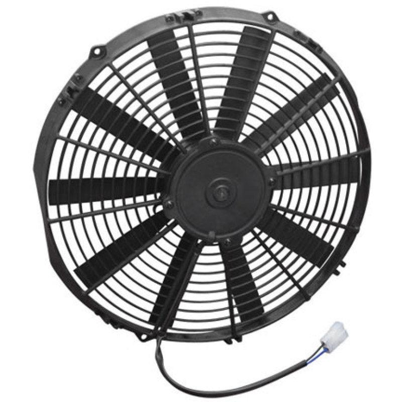 SPAL 1274 CFM 14in Medium Profile Fan - Pull (VA08-AP51/C-23A) - Corvette Realm