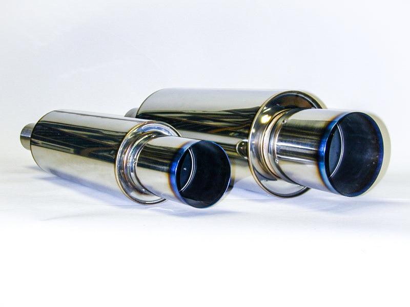 HKS Universal Stainless Hi Power 170mm Titanium Muffler - Corvette Realm