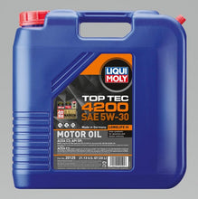 Load image into Gallery viewer, LIQUI MOLY 20L Top Tec 4200 New Generation Motor Oil SAE 5W30 - Corvette Realm