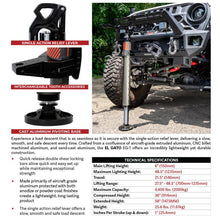 Load image into Gallery viewer, Go Rhino Xventure Gear EG1 El Gato Hydraulic Jack - Graphite - Corvette Realm