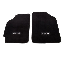 NRG Floor Mats - 88-91 Honda Civic (CRX Logo) - 2pc. - Corvette Realm