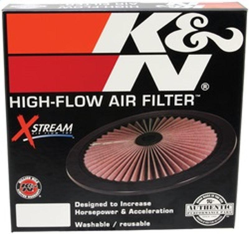 K&N X-Stream Top Filter Only 11in - Black - Corvette Realm