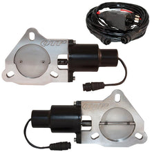 Load image into Gallery viewer, QTP 3in Bolt-On QTEC Dual Electric Cutout Valves - Pair - Corvette Realm