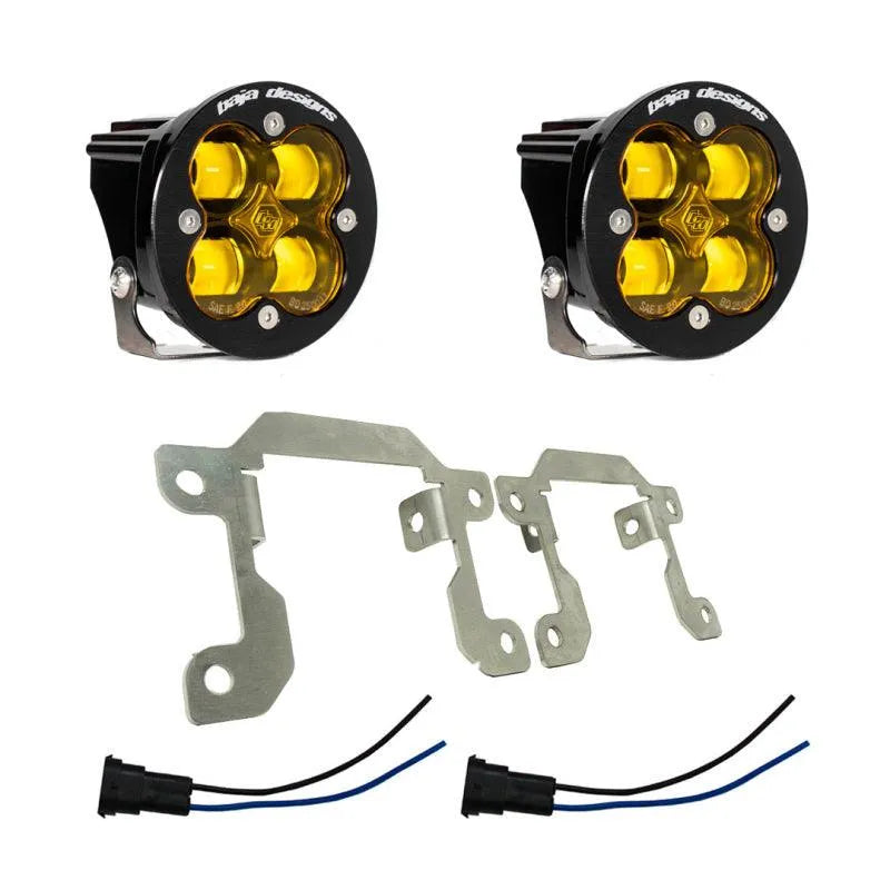 Baja Designs 2019+ Ram 2500/3500 Big Horn Fog Pocket Kit - Amber - Corvette Realm