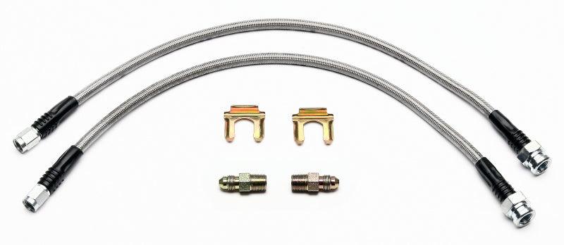 Wilwood Flexline Kit Front 1995-98 Nissan 240SX w/ FSL4 Caliper - Corvette Realm