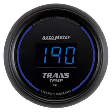 Load image into Gallery viewer, Autometer 52.4mm Black Digital Trans Temperature Gauge - Corvette Realm