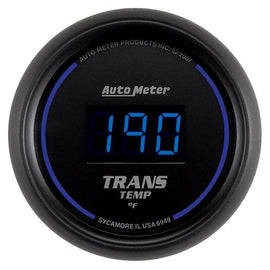 Autometer 52.4mm Black Digital Trans Temperature Gauge - Corvette Realm