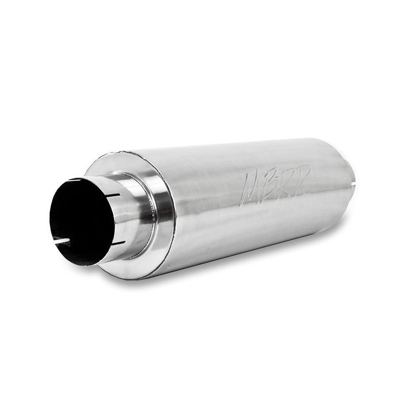 MBRP Universal Quiet Tone Muffler 5in Inlet /Outlet 8in Dia Body 31in Overall - Corvette Realm