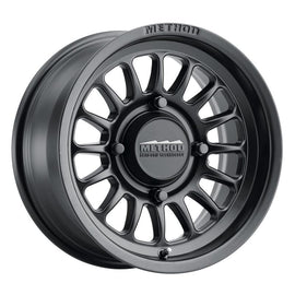 Method MR411 Bead Grip 15x7 / 4+3/13mm Offset / 4x136 / 106.25mm CB Matte Black Wheel - Corvette Realm