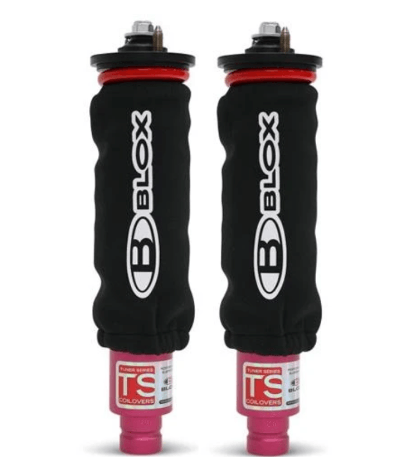 BLOX Racing Neoprene Coilover Covers - Black (Pair) - Corvette Realm