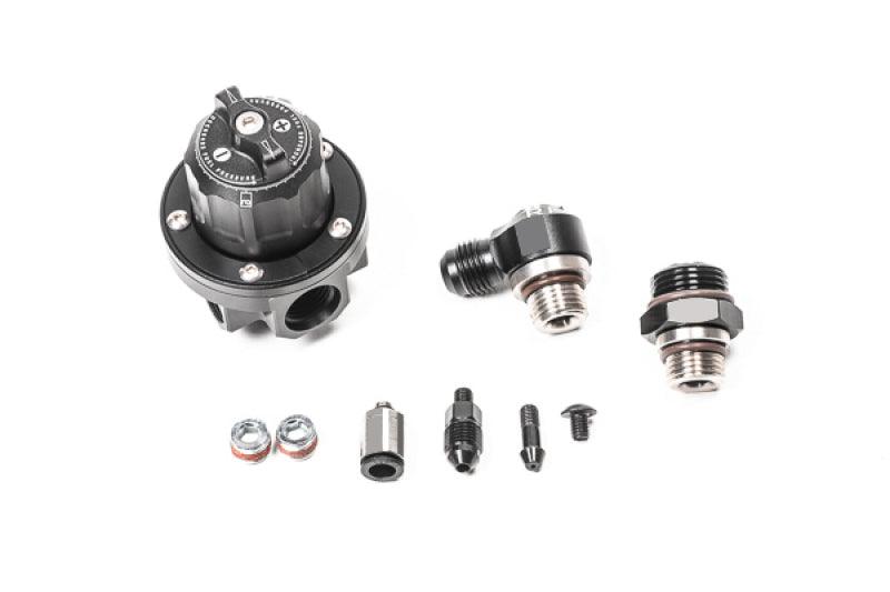 Radium Engineering 8AN ORB Direct Mount Regulator-Rotating Assembly (DMR-RA) - Black - Corvette Realm