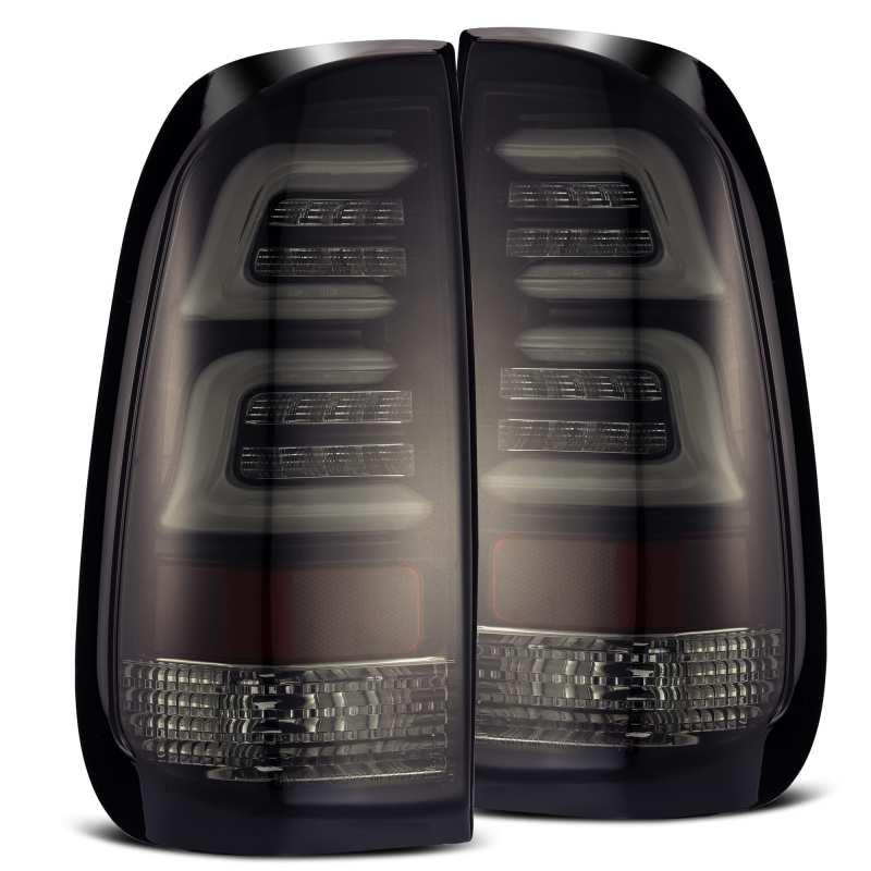 AlphaRex 97-03 Ford F-150 (Excl 4 Door SuperCrew Cab) PRO-Series LED Tail Lights Jet Black - Corvette Realm