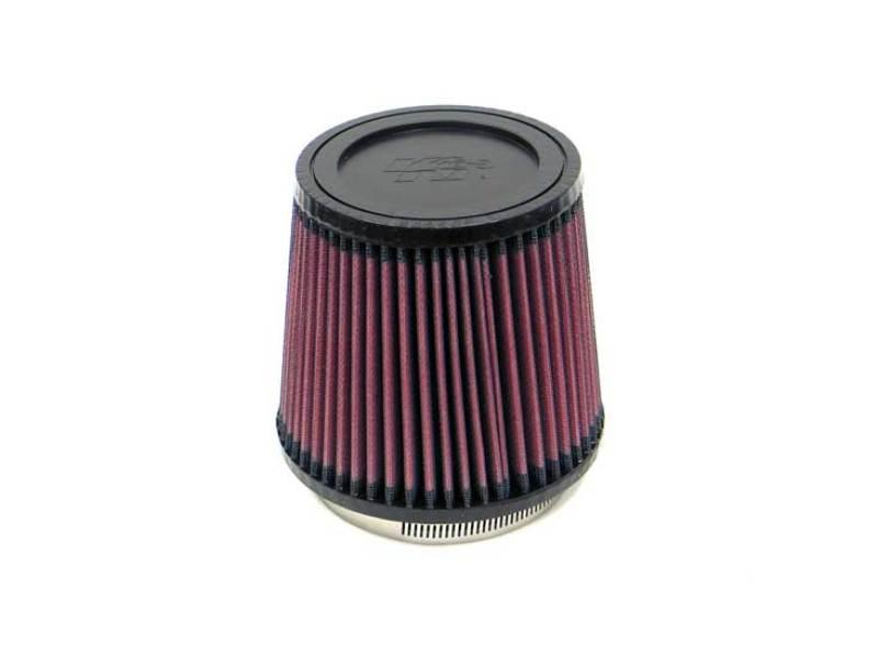 K&N Filter Universal Rubber Filter 3.75in Flange ID / 5.375in Base OD / 4.375in Top OD / 5in Height - Corvette Realm