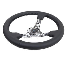 Load image into Gallery viewer, NRG Reinforced Steering Wheel (350mm / 3in. Deep) Blk Leather w/Hydrodipped Digi-Camo Spokes - Corvette Realm