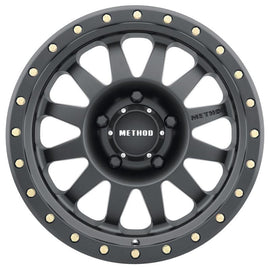 Method MR304 Double Standard 17x8.5 0mm Offset 5x5 94mm CB Matte Black Wheel - Corvette Realm