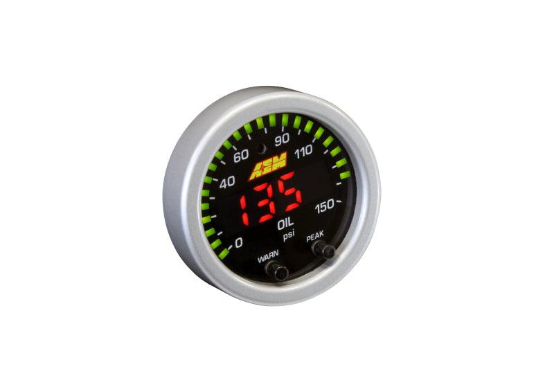 AEM X-Series 0-150 Oil Pressure Gauge Kit - Corvette Realm