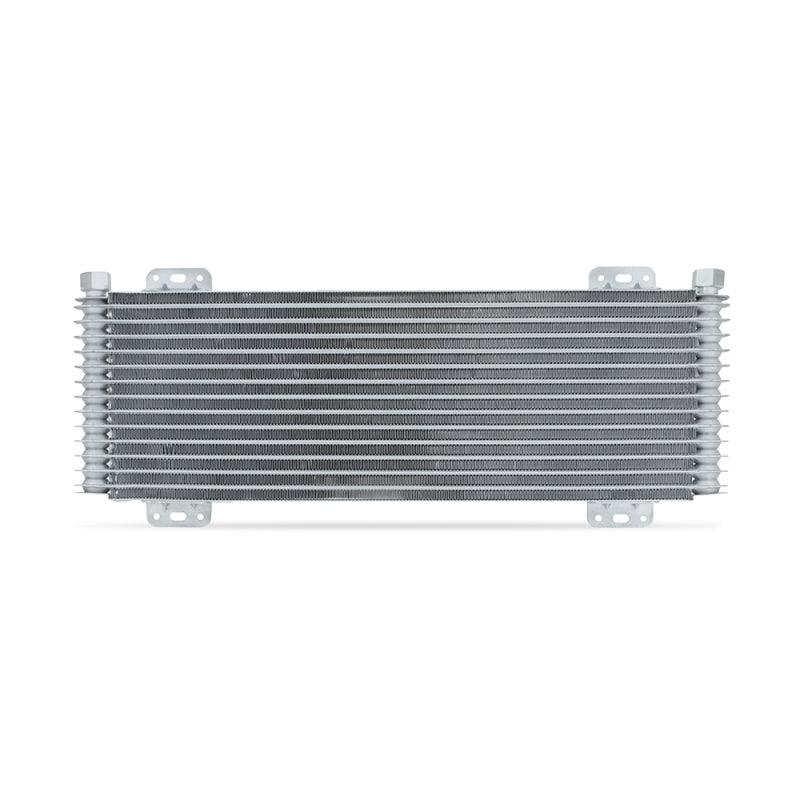 Mishimoto 13-Row Stacked Plate Transmission Cooler - Silver - Corvette Realm