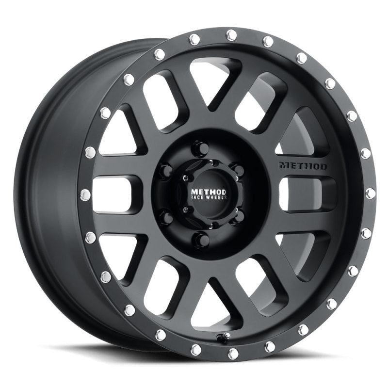 Method MR306 Mesh 17x8.5 0mm Offset 6x135 94mm CB Matte Black Wheel - Corvette Realm