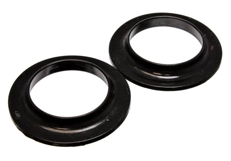 Energy Suspension Universal 3-3/4in ID 5-13/16in OD 7/8in H Black Coil Spring Isolators (2 per set) - Corvette Realm