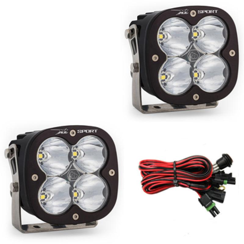 Baja Designs XL Sport Series High Speed Spot Pattern Pair LED Light Pods - Corvette Realm