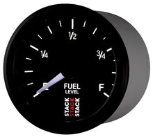 Load image into Gallery viewer, Autometer Stack Instruments 52mm 0-280 Ohm Programmable Pro Stepper Motor Fuel Level Gauge - Black - Corvette Realm