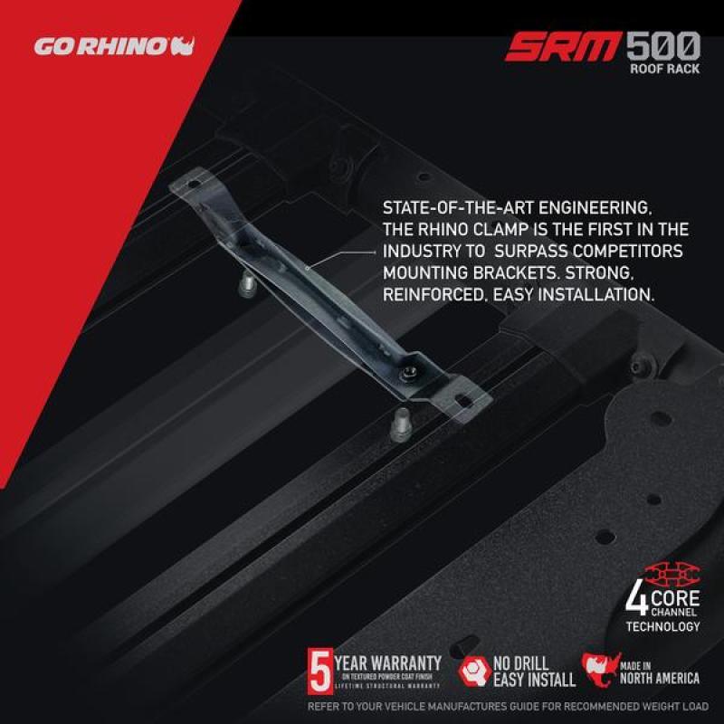 Go Rhino SRM 500 Roof Rack - 75in - Corvette Realm