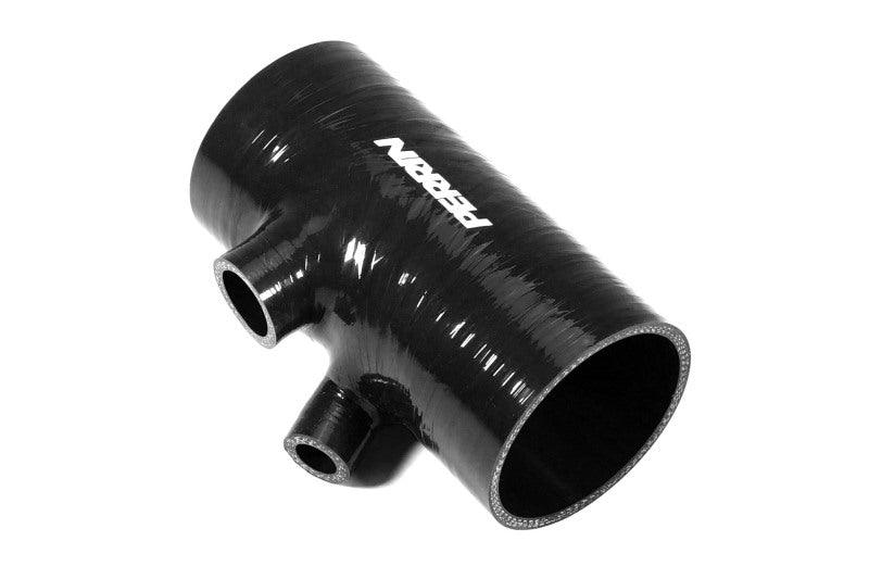 Perrin 2022+ Subaru WRX Black 3in Turbo Inlet Hose w/ Nozzle (Short) - Corvette Realm