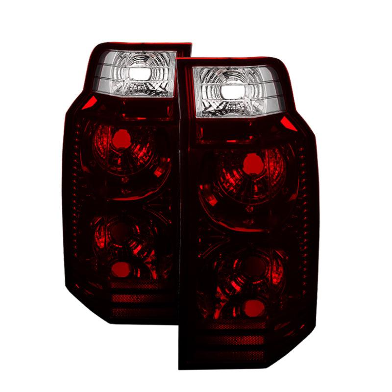 Xtune Jeep Commander 06-10 OEM Style Tail Lights -Red Smoked ALT-JH-JCOM06-OE-RSM - Corvette Realm