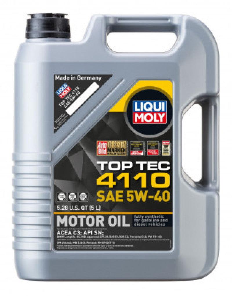 LIQUI MOLY 5L Top Tec 4110 Motor Oil SAE 5W40 - Corvette Realm