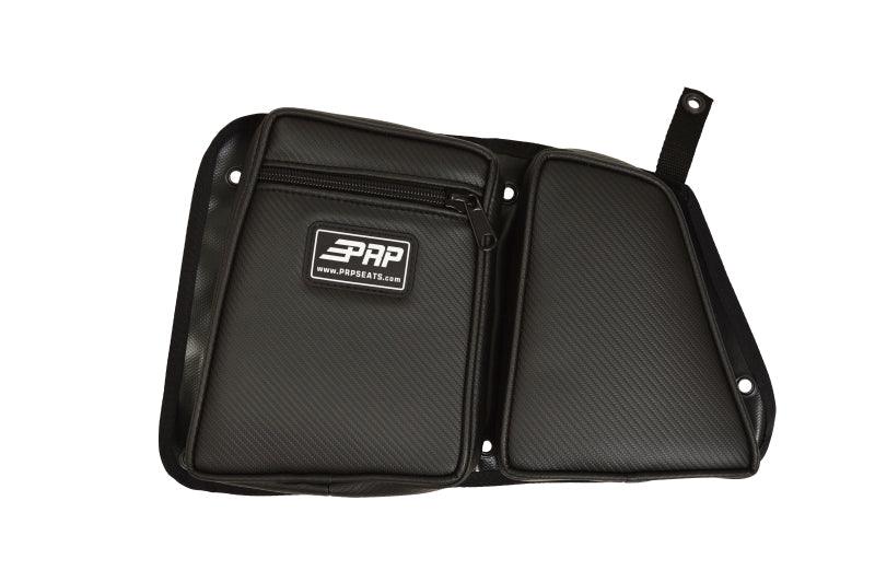 PRP Polaris RZR Rear Door Bag with Knee Pad (Driver Side)- Black - Corvette Realm